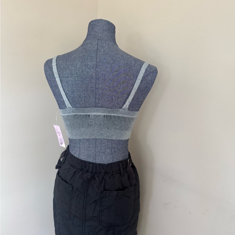 Wild Fable NWT Gray Ribbed Crop Top - Picture 5 of 12